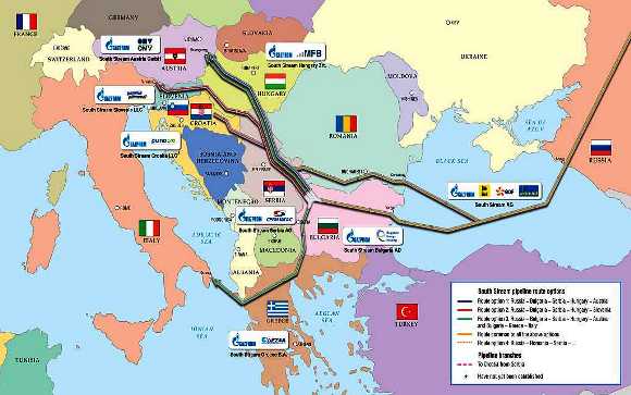 juzni tok srbija mapa BalkanMagazin :: Rusi odlučili – Južni tok ne ide u Grčku juzni tok srbija mapa