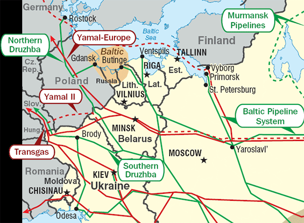 ukr gasovodi ist evropa s